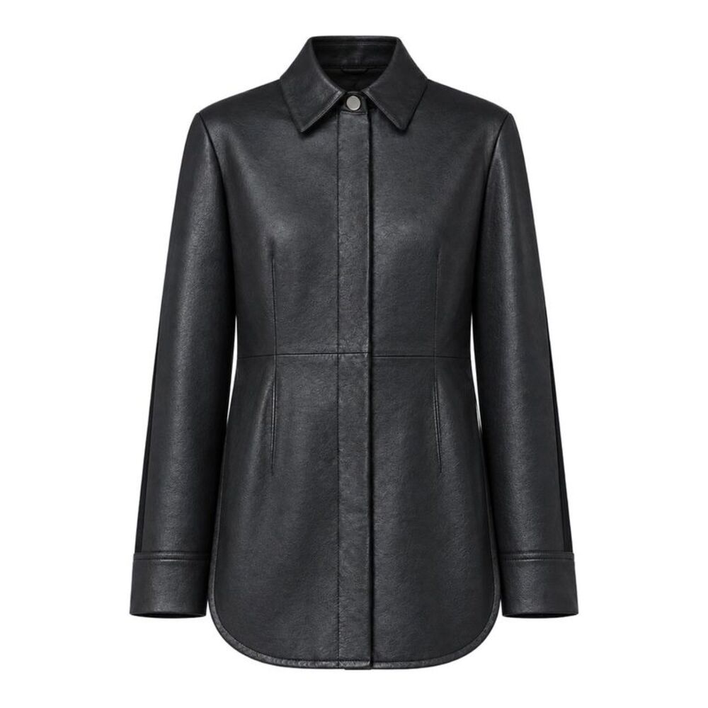 Sportmax Women Long Leather Coccole Shirt